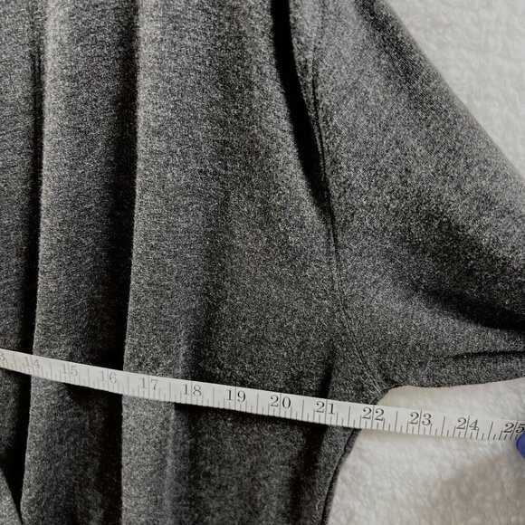 Athleta Purana Faux Wrap Cross Over Sweater M Runs Athletic Running Yoga Pilates - Picture 9 of 13